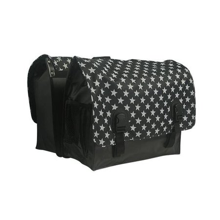 Beck Dubbele fietstas Classic 46L Stars
