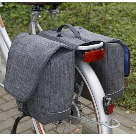 New Looxs Dubbele fietstas Avero Double Afneembaar 25L Zwart