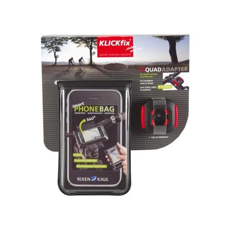 KLICKfix Telefoonhouder 7x12 cm incl. Quad-adapter