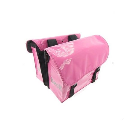 Beck Dubbele fietstas Mini Bisonyl Pink