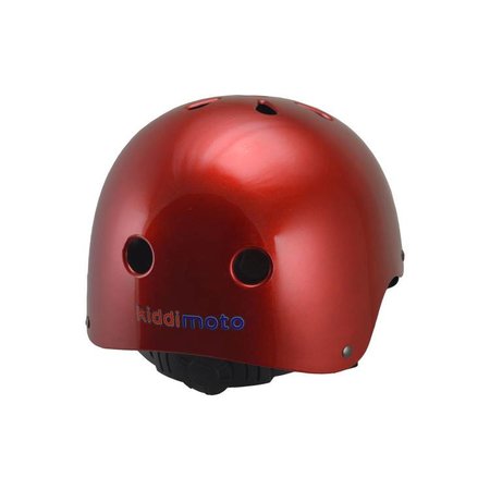 Kiddimoto Kinderhelm Metallic Red Medium