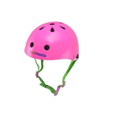 Kiddimoto Kinderhelm Neon Pink Medium