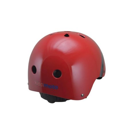 Kiddimoto Kinderhelm Red Goggle Small