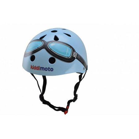 Kiddimoto Kinderhelm Blue Goggle Medium