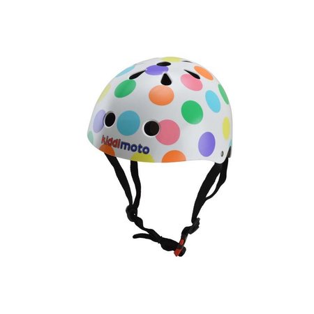 Kiddimoto Kinderhelm Pastel Dotty Medium