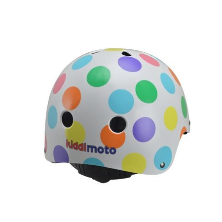 Kiddimoto Kinderhelm Pastel Dotty Medium