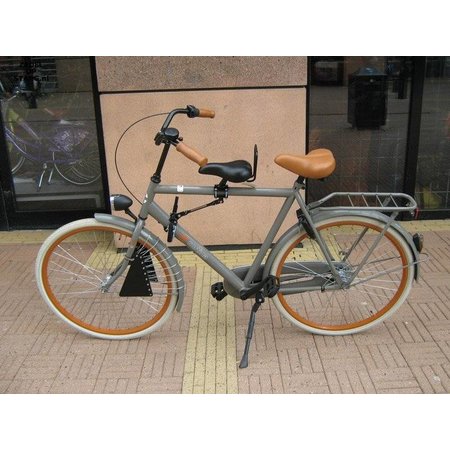 Zadel op Stang Model Nr. 2 voor herenfiets met stalen stang