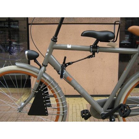 Zadel op Stang Model Nr. 2 voor herenfiets met stalen stang