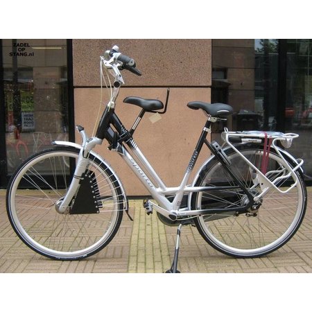 Zadel op Stang Model Nr. 3 voor oversized damesfiets met aluminium dubbelen stang