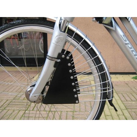 Zadel op Stang Model Nr. 3 voor oversized damesfiets met aluminium dubbelen stang