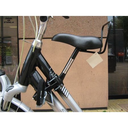 Zadel op Stang Model Nr. 3 voor oversized damesfiets met aluminium dubbelen stang