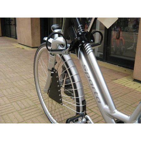 Zadel op Stang Model Nr. 3 voor oversized damesfiets met aluminium dubbelen stang