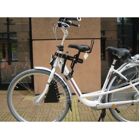 Zadel op Stang Model Nr. 4 voor oversized damesfiets met enkele aluminium stang