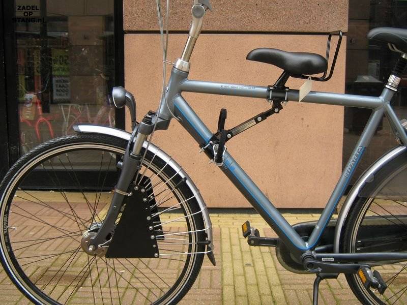 Identificeren zelfmoord werkwoord Zadel op Stang nr. 5 voor herenfiets met dik aluminium frame -  Fietsparadijs.com