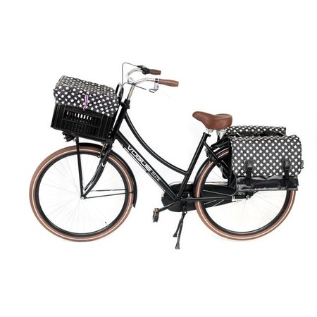 Beck Dubbele fietstas Classic 46L Stars