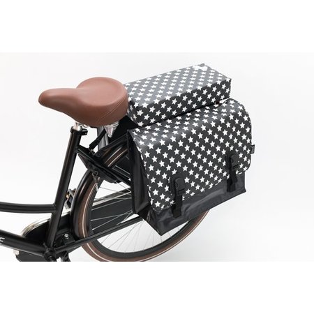 Beck Dubbele fietstas Classic 46L Stars
