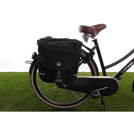 Willex Dubbele fietstas Bagagetas Zwart 1200 - 28 liter