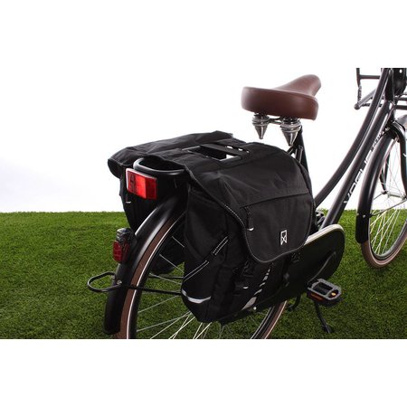 Willex Dubbele fietstas Bagagetas S 1200 Zwart - 20 liter