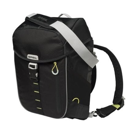 Basil Pakaftas Miles Daypack 17L Black lime