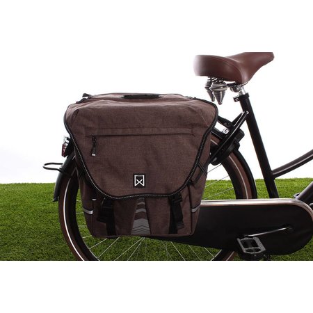 Willex Dubbele fietstas Bagagetas XL 1200 Bruin - 50 liter