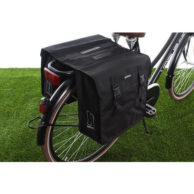 Basil Dubbele fietstas Mara XL 35L Zwart