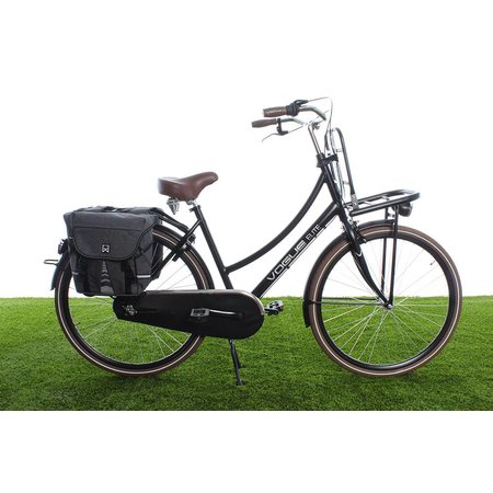 Willex Dubbele fietstas Bagagetas S 1200 Antraciet - 20 liter