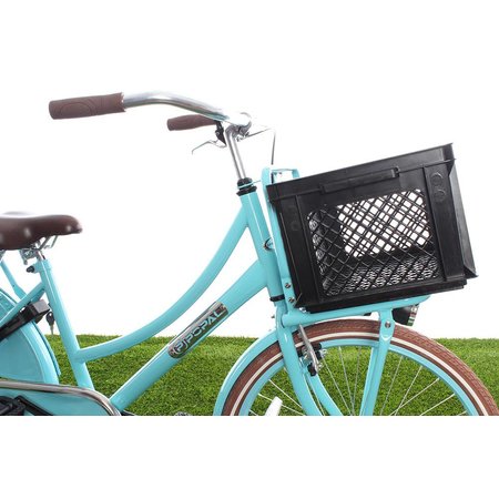 Lastpak Fietskrat Kunststof Zwart M - prima krat voor opvallend lage prijs