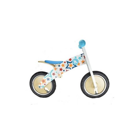 Kiddimoto Loopfiets hout Kurve Stars