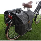 Basil Dubbele fietstas Urban Dry Double bag 50L Solid black