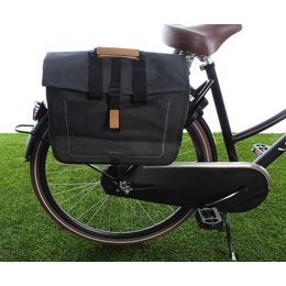 Basil Urban Dry Business bag Charcoal mêlee 20L