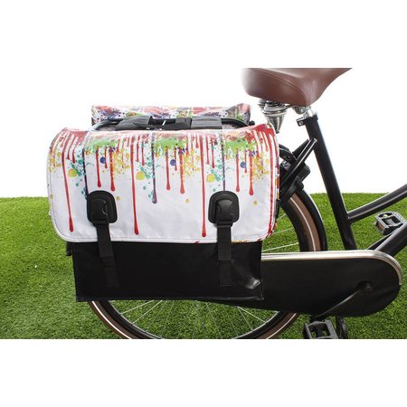 Beck Dubbele fietstas Classic 46L Drippy