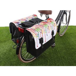 Beck Dubbele fietstas Classic 46L Drippy
