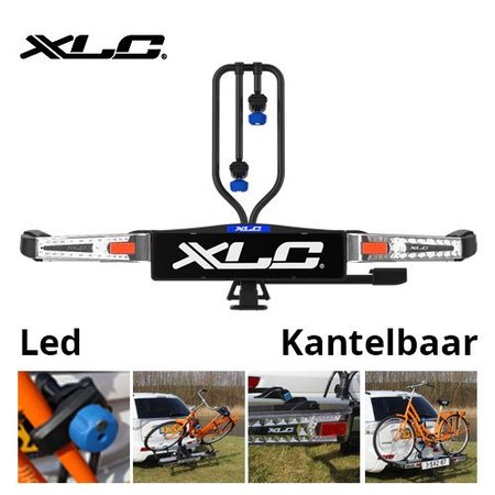 XLC Fietsendrager Azura Xtra LED 2.0 met ledverlichting – kantelbaar