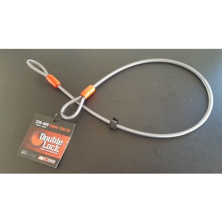 DoubleLock Losse kabel 120 CM - 10 MM - voor hangslot