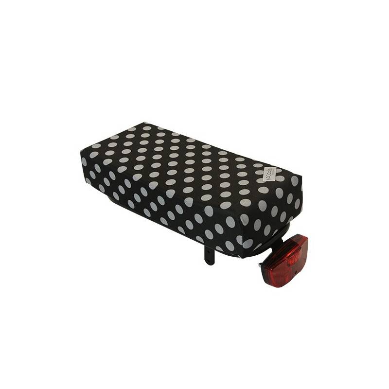 Big Cushie White Small Dots