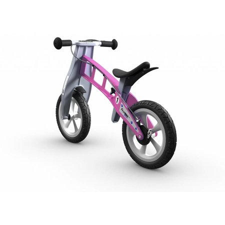 FirstBIKE Loopfiets Basic Roze - met rem