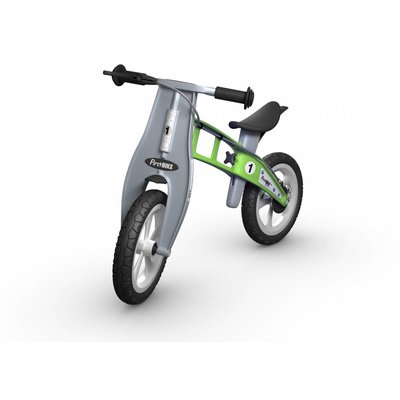 FirstBIKE Loopfiets Basic Groen - met rem