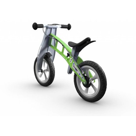 FirstBIKE Loopfiets Basic Groen - met rem