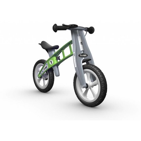 FirstBIKE Loopfiets Basic Groen - met rem