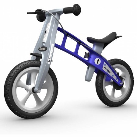 FirstBIKE Loopfiets Basic Blauw - met rem