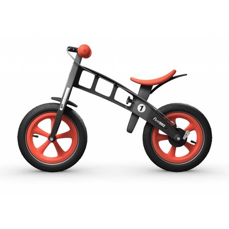 FirstBIKE Loopfiets Limited Rood - met rem