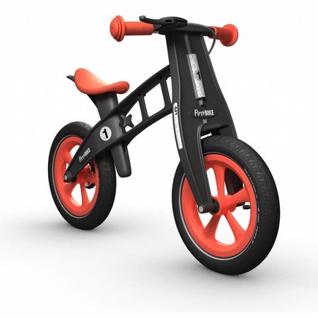 FirstBIKE Loopfiets Limited Rood - met rem