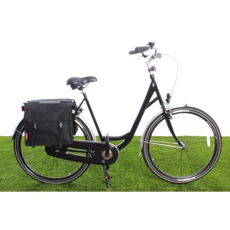 New Looxs Dubbele Fietstas Cameo Zwart 30L