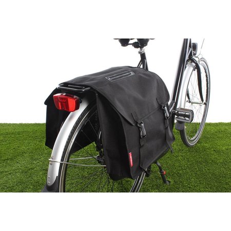 New Looxs Dubbele Fietstas Cameo Zwart 30L