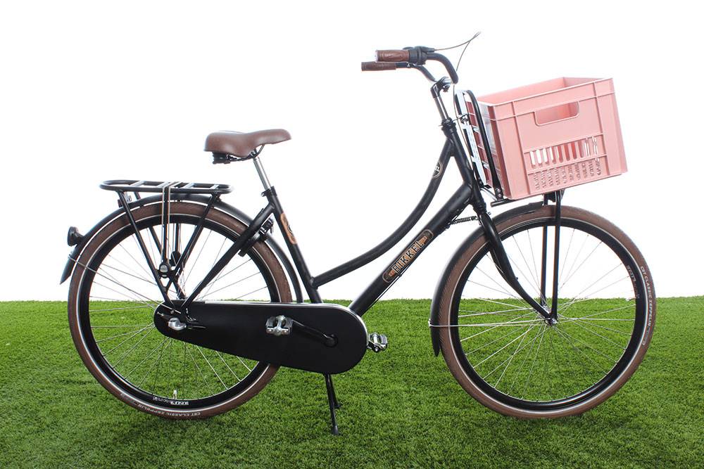 Vaardig Afm fax Fastrider fietskrat Groot 34L Oudroze| Stevige kunststof fietskrat -  Fietsparadijs.com