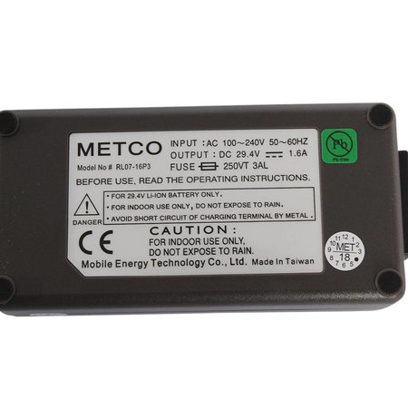 METCO Acculader e-bike 24V 1,6A