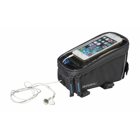 Basil Frametas Sport Design 1 liter Graphite met smartphone venster