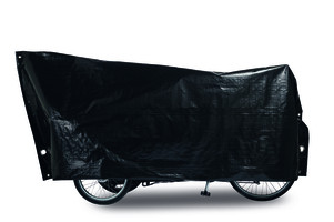 Bakfietsbeschermhoes Cargo Bike Zwart