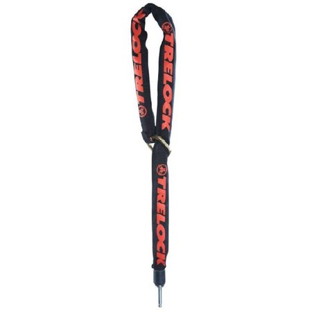 TRELOCK ZR Insteekketting 455 Zwart-rood - 100 cm