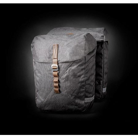 Racktime Dubbele fietstas / pakaftas Heda 24,5L Dust Grey
